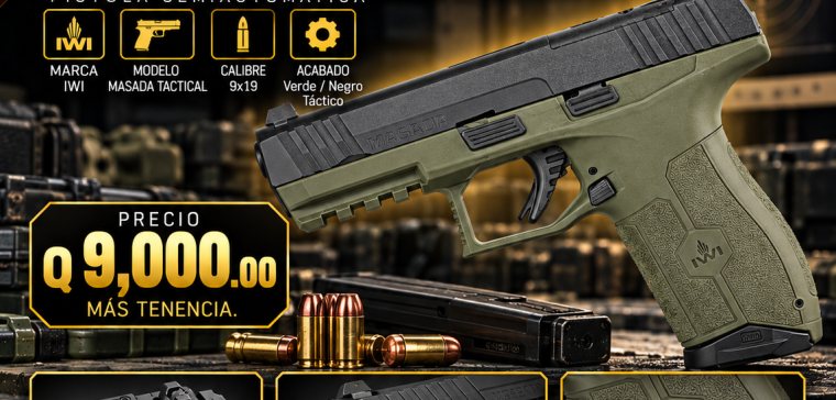 IWI Masada Tactical Verde / Negro Táctico